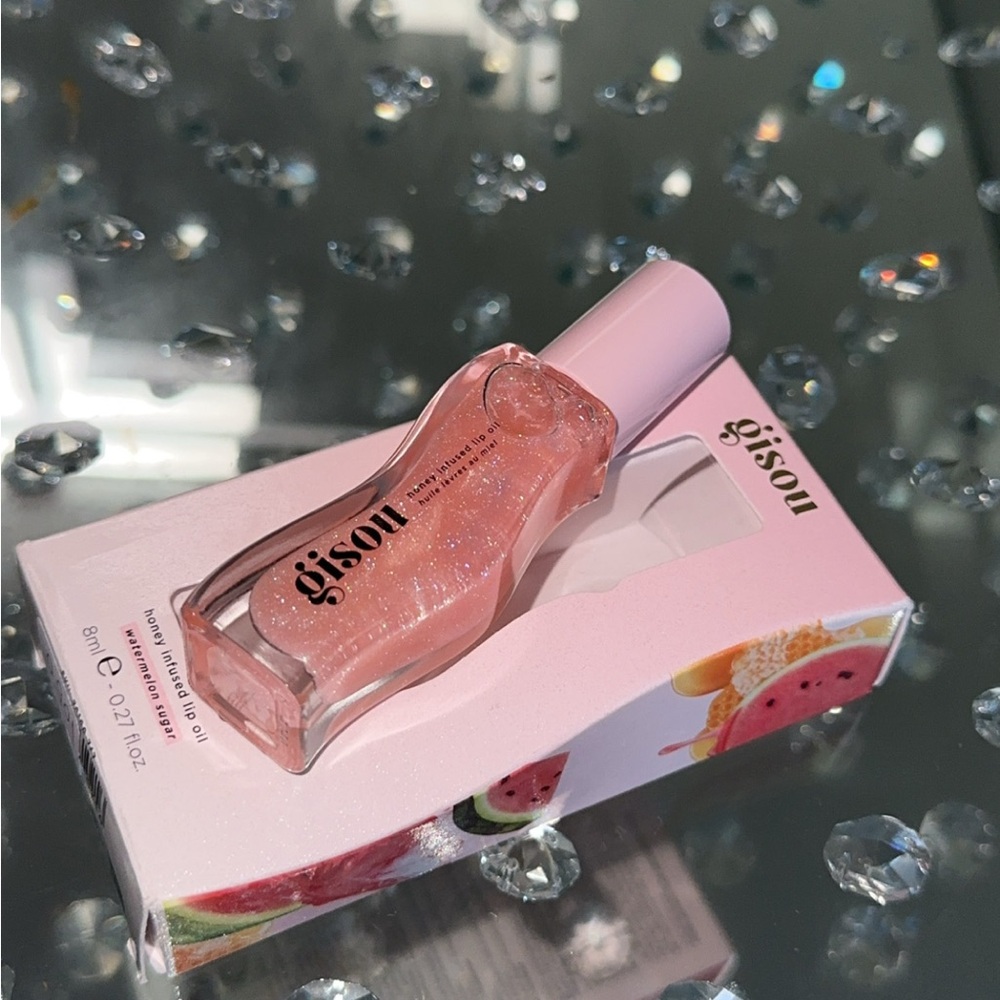 Gisou Shimmering Pink Lip Oil